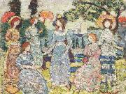 Maurice Prendergast The Grove oil painting